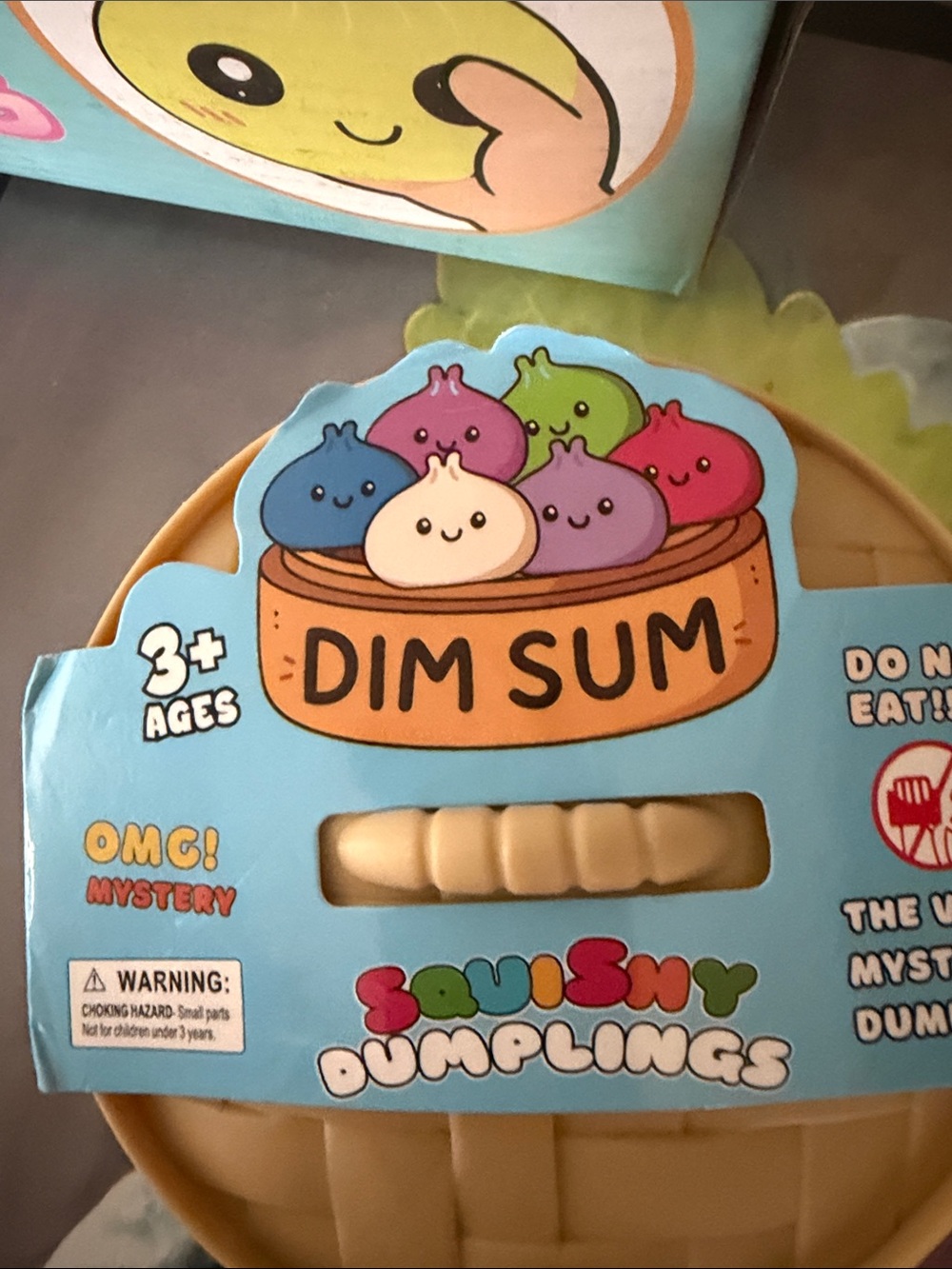 Dim Sum Squishy Dumplings Toy - Blue Packaging